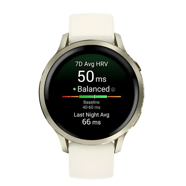 Смарт-годинник Garmin Venu 4 41 mm Lunar Gold with Bone Silicone Band (010-03013-00/40) - зображення 5