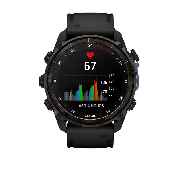 Смарт-часы Garmin Descent Mk3i 51mm Carbon Gray DLC Titanium with Black Silicone Band (010-02752-10/11) - изображение 5