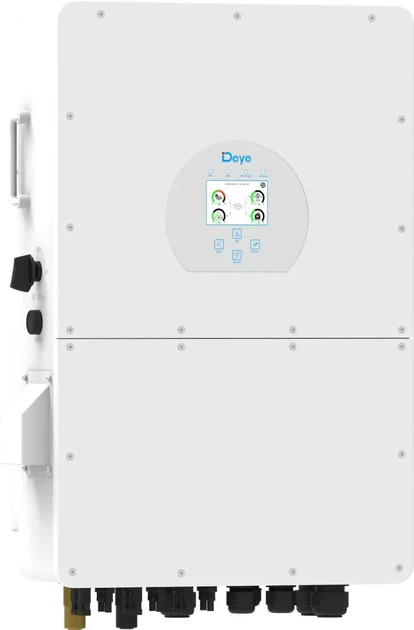 Гібридний інвертор DEYE SUN-30K-SG02HP3-EU-AM3 30KW HV-battery 3 MPPT Wi-Fi 220/380V Трифазний - Фото 2 Гібридний інвертор DEYE SUN-30K-SG02HP3-EU-AM3 30KW HV-battery 3 MPPT Wi-Fi 220/380V Трифазний - зображення 2