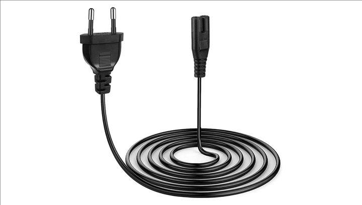 Кабель Colorway Питание 2 pin EU CEE7/16-C7 Black 2m - изображение 3