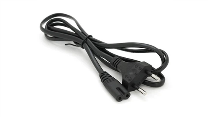 Кабель Colorway Питание 2 pin EU CEE7/16-C7 Black 2m - изображение 4