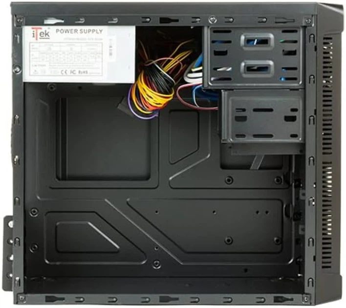 Корпус для ПК Itek RIVER / с блоком питания mATX 500W / Черный (102126662) - Уценка - изображение 4