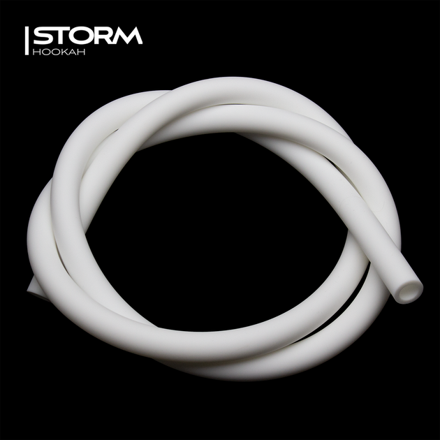 Шланг для кальяну Soft Touch 150 см Білий Storm - Фото 2 Шланг для кальяну Soft Touch 150 см Білий Storm - зображення 2