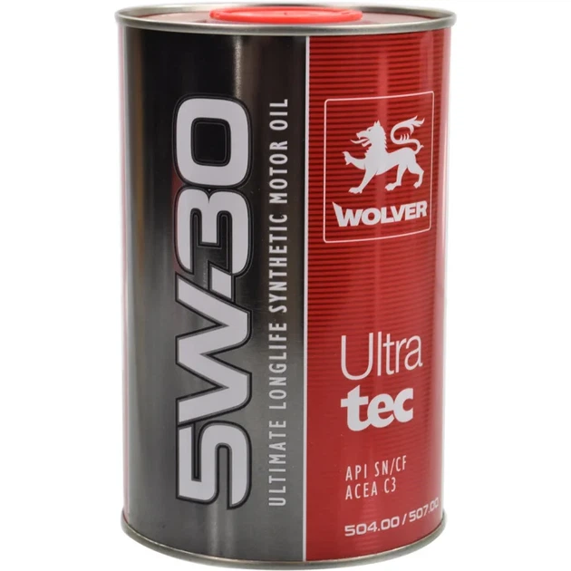 Олива моторна Wolver UltraTec 5W-30 (1л.) - Фото 1 Олива моторна Wolver UltraTec 5W-30 (1л.) - зображення 1