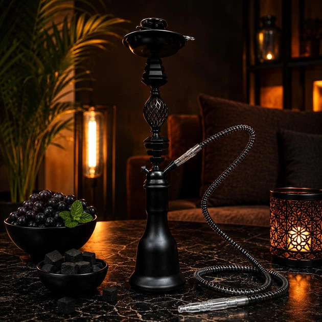 Кальян Hookah Mahir Black высотой 55 см на 1 персону - изображение 2
