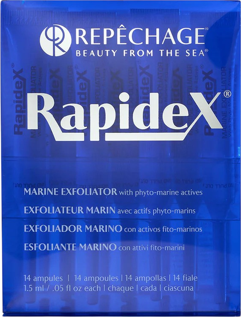 Eksfoliant do twarzy Repechage Rapidex Marine Hydroxy Acid Rapid 14 x 1.5 ml (675765000666) - Zdjęcie 1 Eksfoliant do twarzy Repechage Rapidex Marine Hydroxy Acid Rapid 14 x 1.5 ml (675765000666) - obraz 1