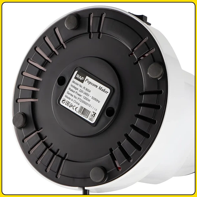 Електрична машина для приготування попкорну 1200W без масла RAF R.9004 - зображення 6