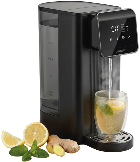 Dozownik wody Seeger Hot Water Dispenser 2.5L SGR1150BK Black - Zdjęcie 1 Dozownik wody Seeger Hot Water Dispenser 2.5L SGR1150BK Black - obraz 1