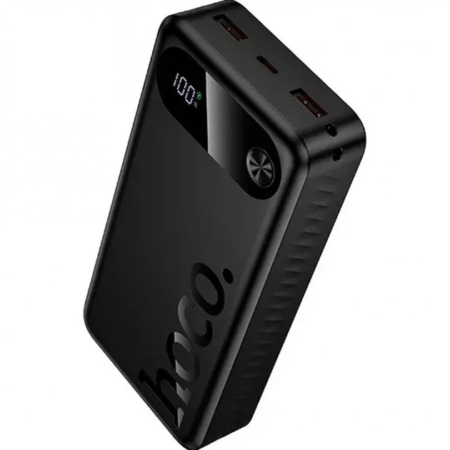 УМБ Повербанк Hoco J154A Fast 20000mAh 22.5W+PD20W / Портативний зарядний пристрій Power Bank чорний - Фото 3 УМБ Повербанк Hoco J154A Fast 20000mAh 22.5W+PD20W / Портативний зарядний пристрій Power Bank чорний - зображення 3