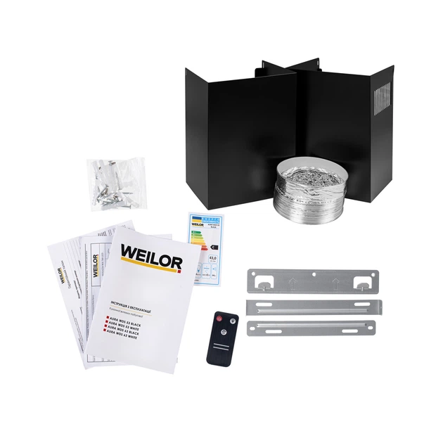 Витяжка декоративна похила WEILOR AURA WDS 53 BLACK - изображение 12