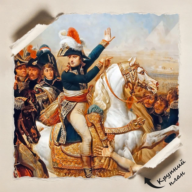Постер Битва при пірамідах, Антуан-Жан Гро, Antoine-Jean Gros, Battle of the Pyramids, A1 60×90 см (id6669) - зображення 4