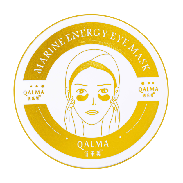 Гідрогелеві патчі для шкіри навколо очей Qalma Marine Energy Gold Hydrogel СMD-107 - зображення 3