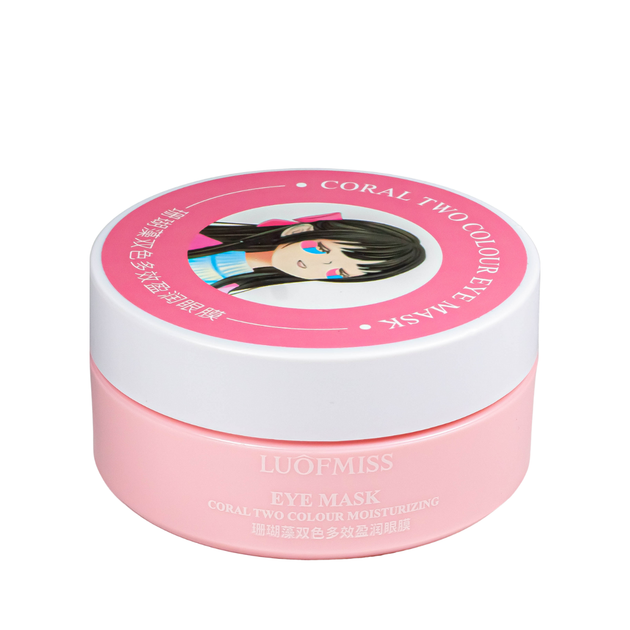 Патчі під очі з екстрактом ікри Luofmiss Coral 60 шт - изображение 2