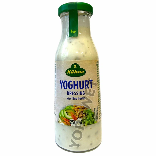 Соус салатний Kuhne Yoghurt 250 мл (0007) - Фото 1 Соус салатний Kuhne Yoghurt 250 мл (0007) - зображення 1