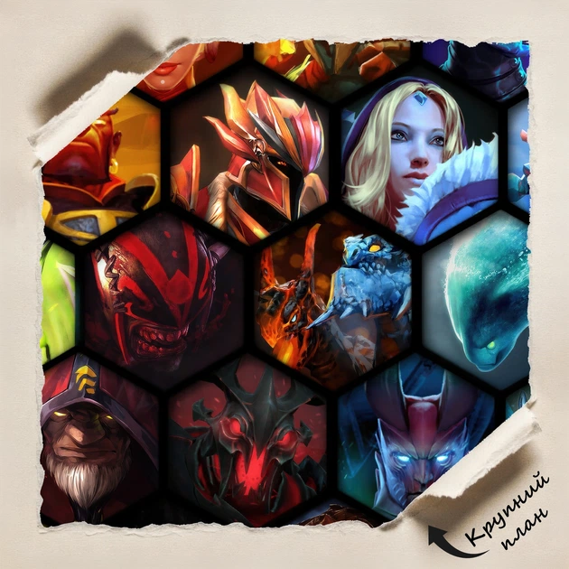Постер Дота 2, Dota 2, декор в комнату геймера, A2 40×60 см (id6485) - изображение 4