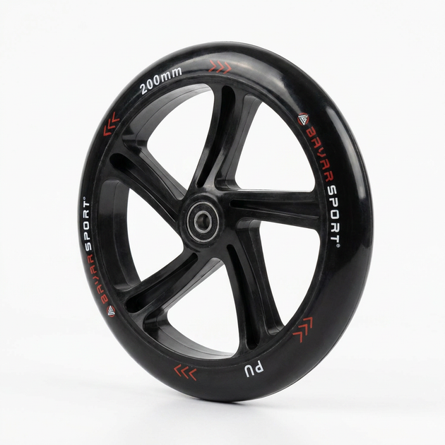 Колесо для самокату 200мм із підшипником ABEC-11 Bavar Sport 9812 - зображення 4