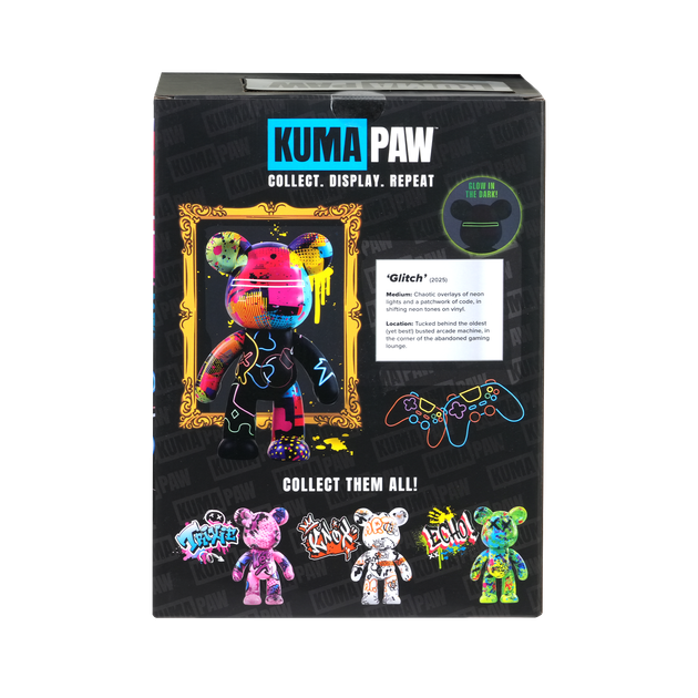 Коллекционная фигурка Kuma Paw серия «Уличный вайб» — Глитч ToyMonster Art.T02945-2 - Фото 8 Коллекционная фигурка Kuma Paw серия «Уличный вайб» — Глитч ToyMonster Art.T02945-2 - изображение 8