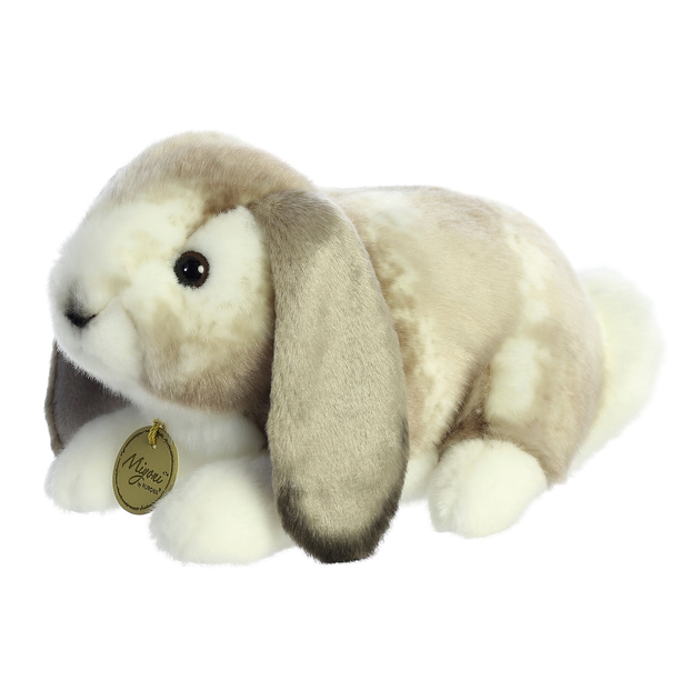 Мягкая игрушка Голландский вислоухий кролик серый 23 см AURORA Art.201090B - зображення 5