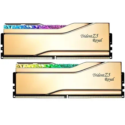 Оперативна пам'ять G.Skill 32 GB (2x16GB) DDR5 6000 MHz Trident Z5 Royal Gold (F5-6000J2836G16GX2-TR5G) - зображення 2