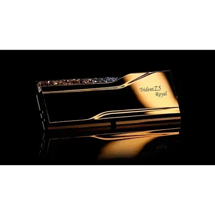 Оперативна пам'ять G.Skill 32 GB (2x16GB) DDR5 6000 MHz Trident Z5 Royal Gold (F5-6000J2836G16GX2-TR5G) - зображення 5