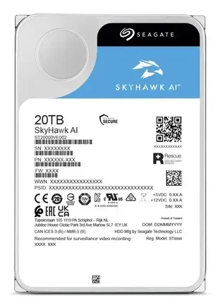 Жесткий диск Seagate SkyHawk AI Surveillance 20 TB (ST20000VE004) - изображение 4