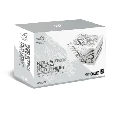 Блок живлення ASUS ROG STRIX 1000W Platinum White Edition (90YE00W4-B0NA00) - зображення 12
