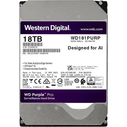Жорсткий диск WD Purple Pro 18 TB (WD181PURP) - зображення 3