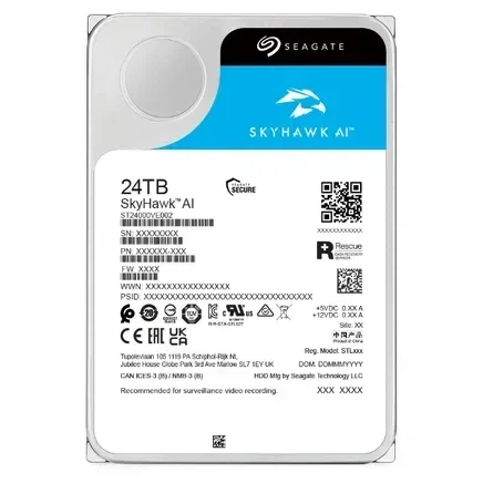 Жесткий диск Seagate SkyHawk AI 24 TB (ST24000VE002) - изображение 4