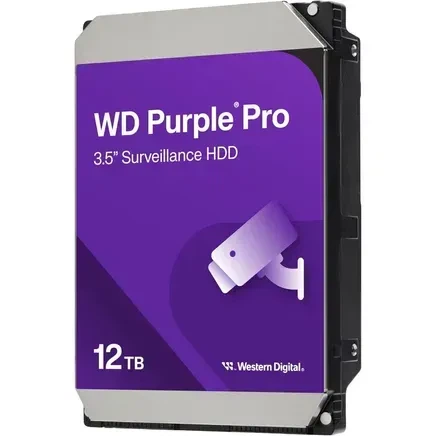 Жесткий диск WD Purple Pro 12 TB (WD122PURP) - Фото 2 Жесткий диск WD Purple Pro 12 TB (WD122PURP) - изображение 2