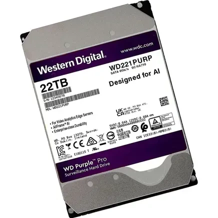 Жесткий диск WD Purple Pro 22 TB (WD221PURP) - изображение 3
