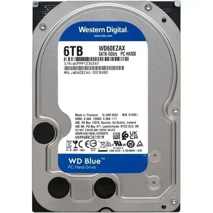 Жесткий диск WD Blue 6 TB (WD60EZAX) - изображение 3