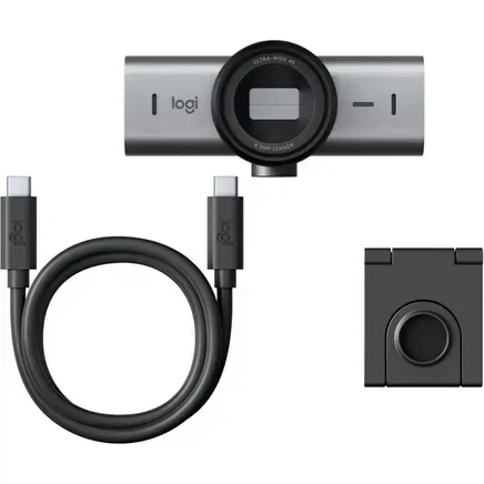 Веб-камера Logitech MX Brio 4K Graphite (960-001559,960-001548) - Фото 5 Веб-камера Logitech MX Brio 4K Graphite (960-001559,960-001548) - изображение 5