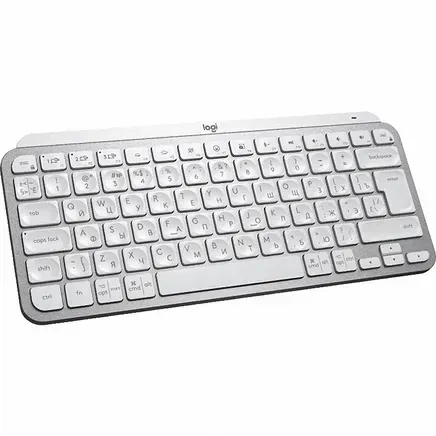 Клавиатура Logitech MX Keys Mini Minimalist US Pale Grey (920-010499) - Фото 1 Клавиатура Logitech MX Keys Mini Minimalist US Pale Grey (920-010499) - изображение 1