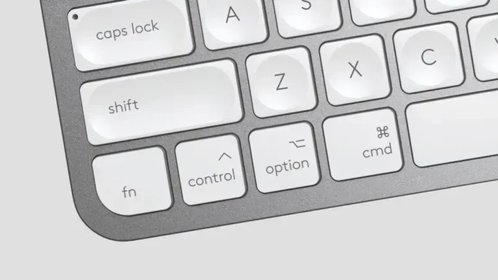 Клавиатура Logitech MX Keys Mini For Mac Wireless Illuminated Pale Grey (920-010526) - изображение 5