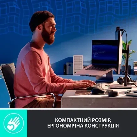 Клавіатура Logitech MX Mechanical Mini Clicky Wireless Illuminated Graphite (920-010782) - зображення 6