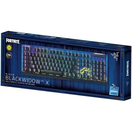 Клавиатура Razer BlackWidow V4 X Yellow Switch FORTNITE (RZ03-04703600-R3M1) - Фото 5 Клавиатура Razer BlackWidow V4 X Yellow Switch FORTNITE (RZ03-04703600-R3M1) - изображение 5