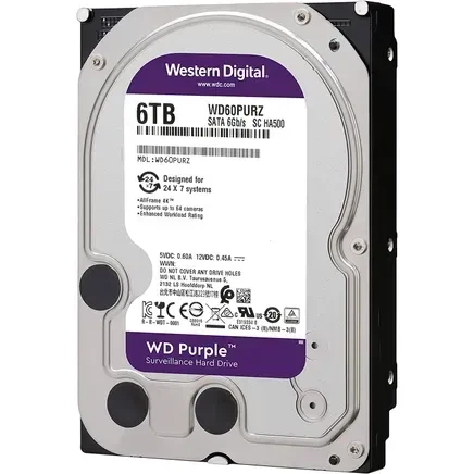 Жесткий диск WD Purple 6 TB Cache 256MB (WD64PURZ) - изображение 2