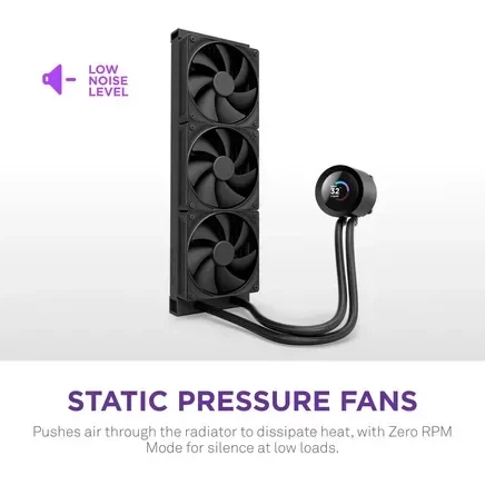 Система рідинного охолодження NZXT Kraken Plus 360 V2 Black (RL-KN360-B2) - Фото 10 Система рідинного охолодження NZXT Kraken Plus 360 V2 Black (RL-KN360-B2) - зображення 10