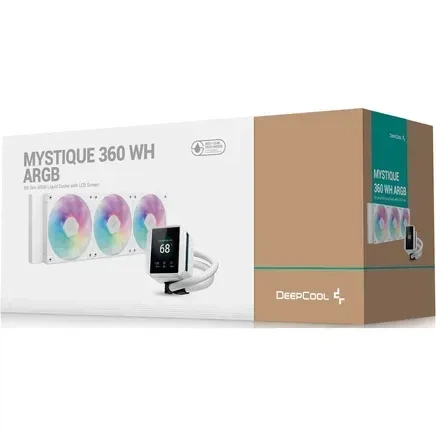 Система рідинного охолодження Deepcool MYSTIQUE 360 ARGB White (R-LX360-WHDSNMCP-G-1) - зображення 6