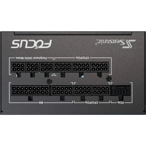 Блок живлення 1000 Вт, Seasonic Focus GX ATX 3.1, Black, модульний, 80+ Gold, Active PFC, 13.5 см FDB, 3xMolex / 8xSATA / 2xSATA 3.3V / 1x16-pin / 3x6+2-pin / 2x4+4-pin / 20+4-pin, захист OPP/OVP/UVP/OCP/OTP/SCP (FOCUS-GX-1000-ATX31) - изображение 5