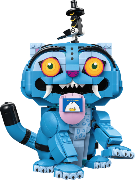 Конструктор LEGO KPop Demon Hunters Тигр Дерпі та пташка Сассі 825 деталей (72537) - Фото 2 Конструктор LEGO KPop Demon Hunters Тигр Дерпі та пташка Сассі 825 деталей (72537) - зображення 2