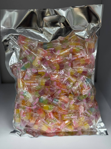 Конфеты CUBE CANDY леденцы ассорти вкусов круги апельсин виноград лимон клубника белый персик 1 кг - Фото 2 Конфеты CUBE CANDY леденцы ассорти вкусов круги апельсин виноград лимон клубника белый персик 1 кг - изображение 2