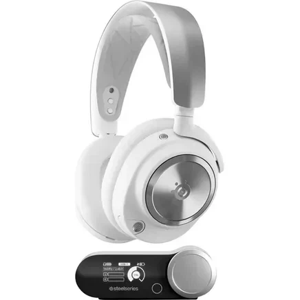 Навушники SteelSeries Arctis Nova Pro Wireless White (61524) - Фото 1 Навушники SteelSeries Arctis Nova Pro Wireless White (61524) - зображення 1