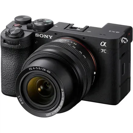 Фотоапарат Sony Alpha A7C II kit (28-60mm) Black (ILCE7CM2LB) - Фото 3 Фотоапарат Sony Alpha A7C II kit (28-60mm) Black (ILCE7CM2LB) - зображення 3