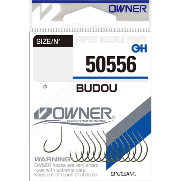 Крючок Owner Budou 50556 #8 (13 шт/уп) - Фото 1 Крючок Owner Budou 50556 #8 (13 шт/уп) - изображение 1