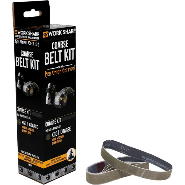 Комплект запасных ремней Work Sharp Belt Kit X65 Coarse - Фото 1 Комплект запасных ремней Work Sharp Belt Kit X65 Coarse - изображение 1