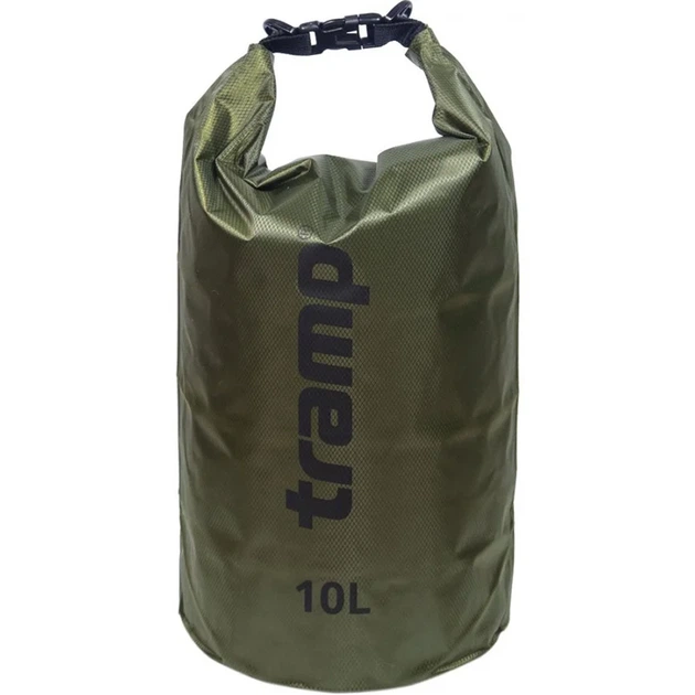 Гермомішок Tramp TRA-111 PVC Diamond 10 Olive - Фото 1 Гермомішок Tramp TRA-111 PVC Diamond 10 Olive - зображення 1