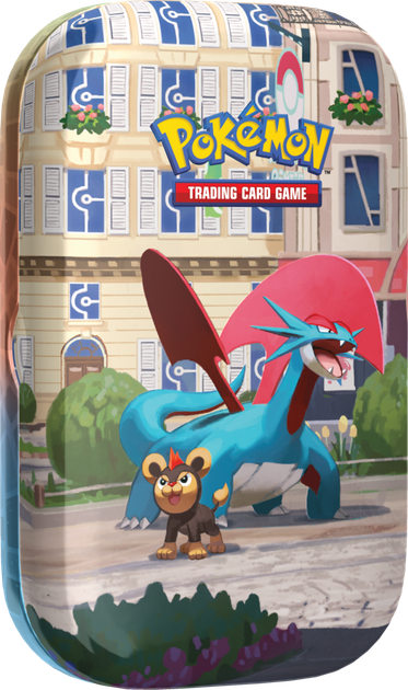 Zestaw kart Pokemon TCG: Q2 Mini Tin - A - Lumiose City Min Tin - Salamence (196214139374) - obraz 2