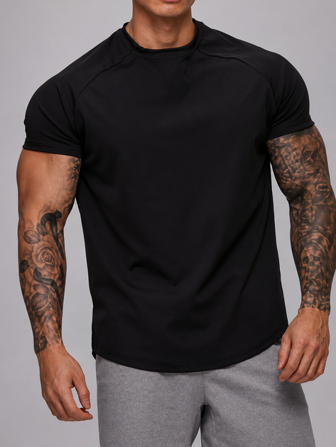 Мужская спортивная футболка Premium Fit Black M - Фото 1 Мужская спортивная футболка Premium Fit Black M - изображение 1