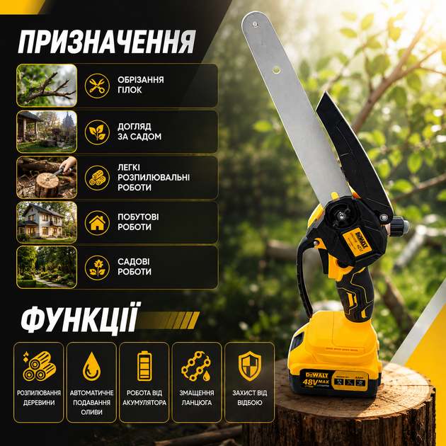 Акумуляторна мініпила DEWALT DCM16 1/4" - зображення 3